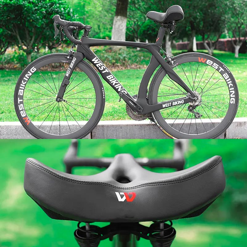 Wide Ergonomic Bike Saddle — High-Density Foam & Pressure Relief 6