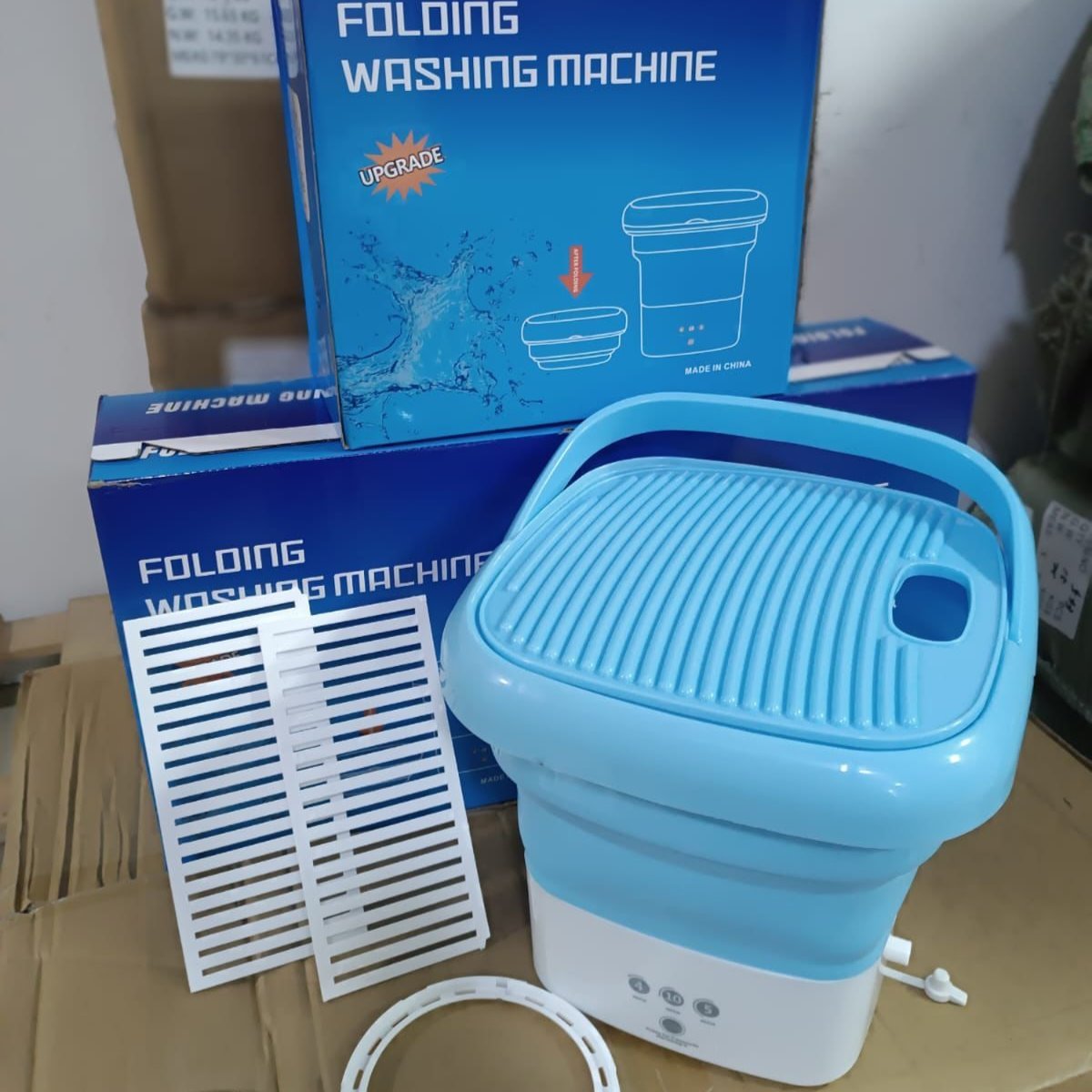 Foldable Mini Washing Machine 3L — 3 Modes Travel Washer 4