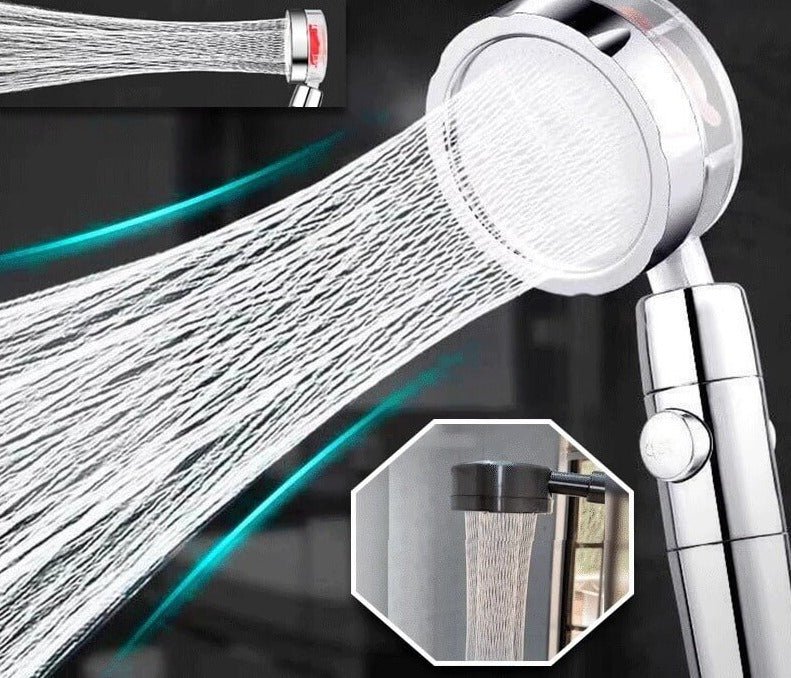 Turbo 360° Shower Head — High Pressure Rotating Water Saver 19