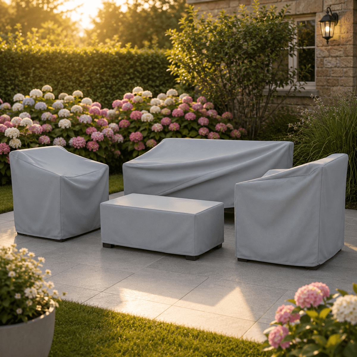 Outdoor Furniture Dust Cover — Waterproof Garden Patio Shield 3