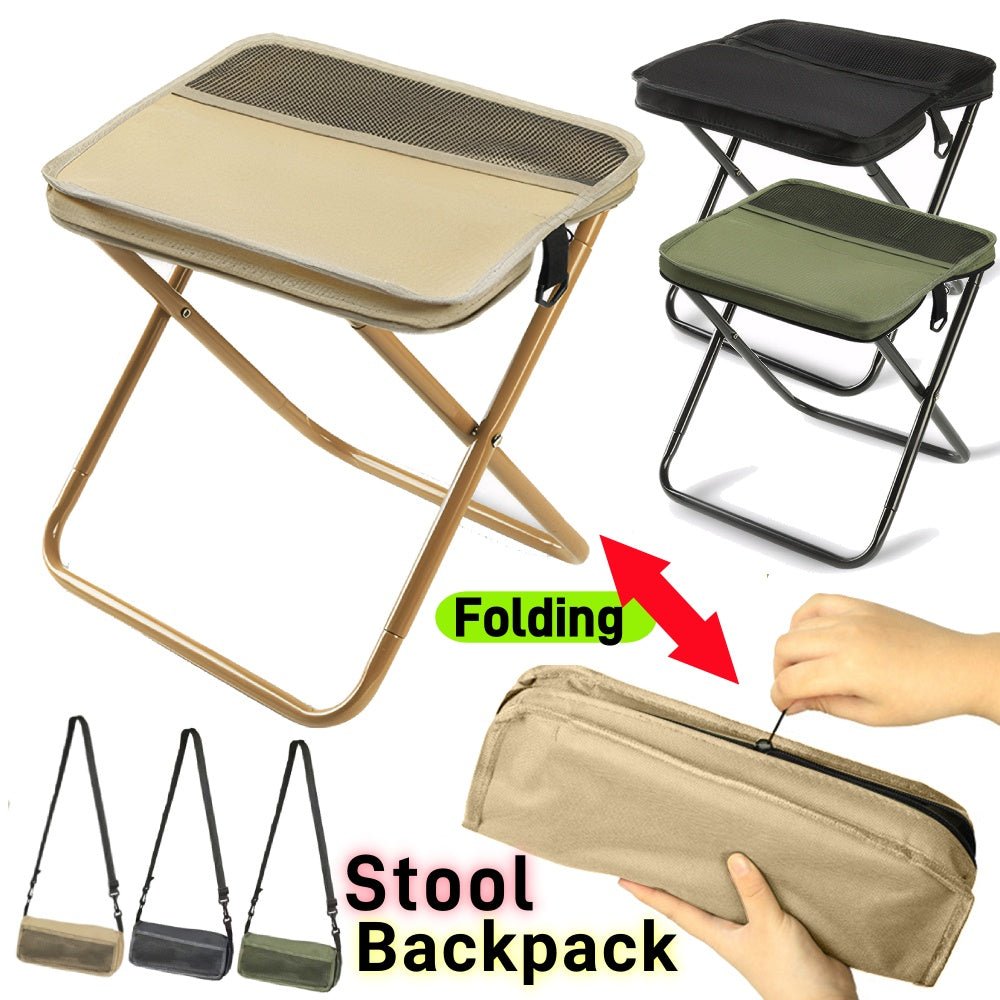 Sac à Dos Pliable Étanche 2 en 1 – Chaise pour Randonnée