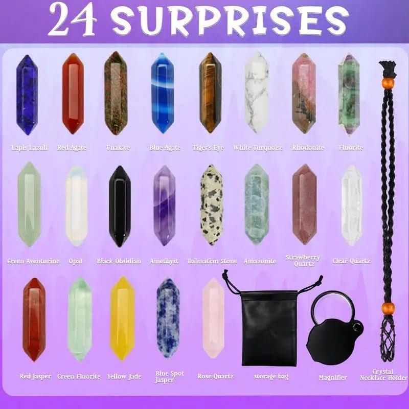 GemSpark Advent Calendar 2025 — 24 Unique Crystals Countdown 4