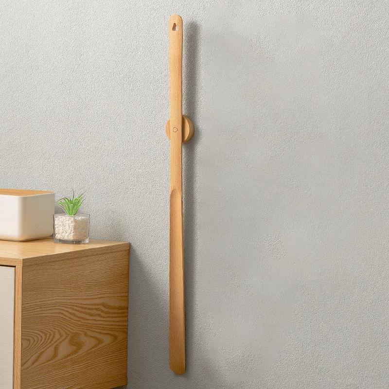 Calzascarpe Lungo in Legno Massello con Supporto Magnetico 8