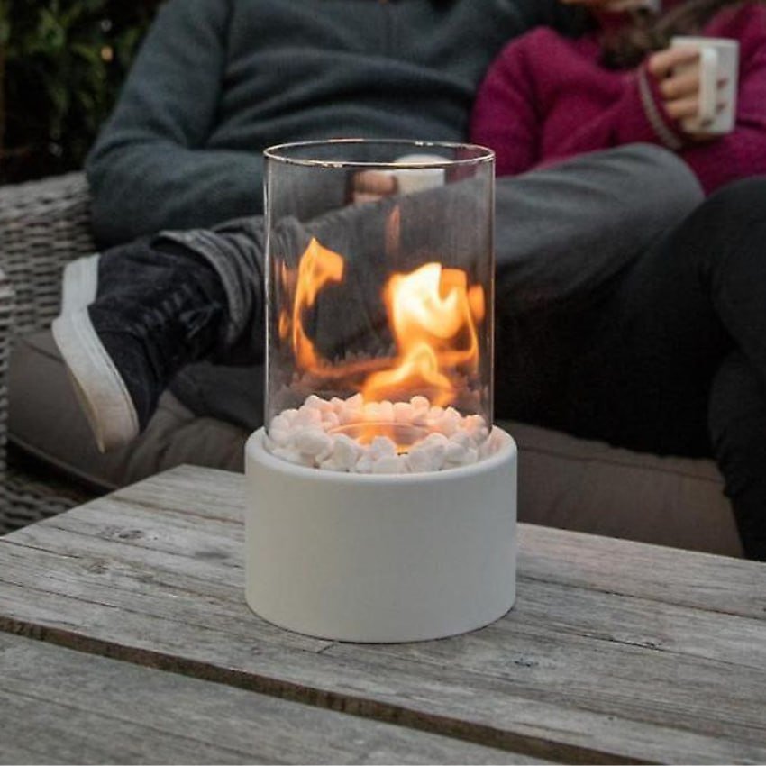 Cheminée à Bioéthanol de Table Ignora - Flamme Sans Fumée et Portable