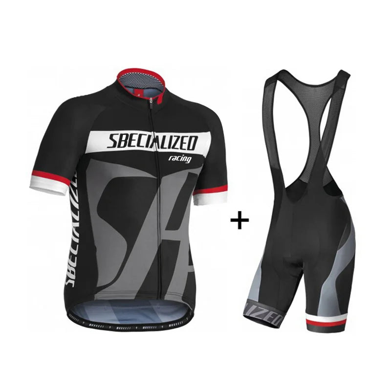 Completo Ciclismo Uomo | Abbigliamento da Ciclismo Estivo Traspirante con Vestibilità Ergonomica per Comfort e Libertà in Pedalata 23