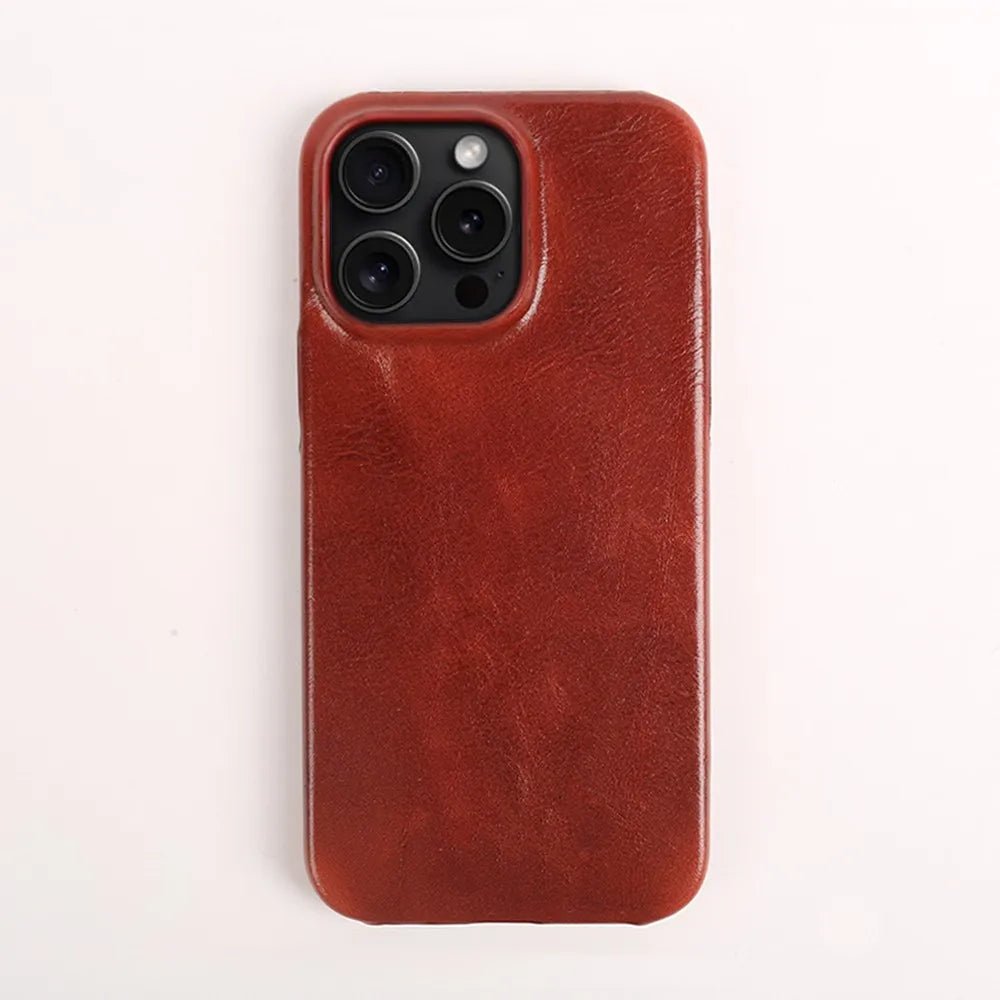 Étui en Cuir pour iPhone – Élégant et Résistant