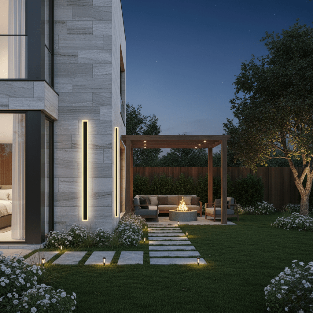 Moderne Wandlamp NOCTARA - Elegant en Duurzaam voor Buiten