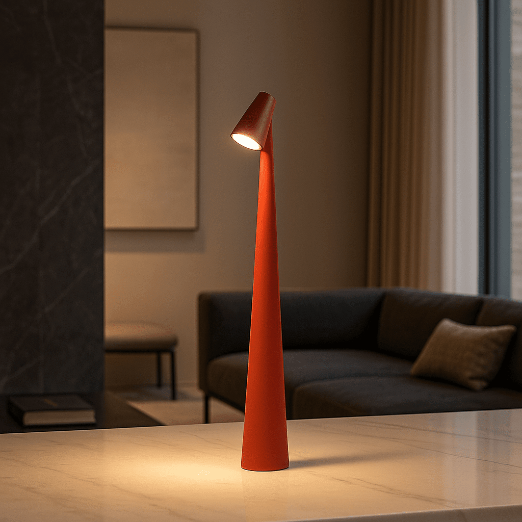 Lampe de table LED sans fil rechargeable design moderne