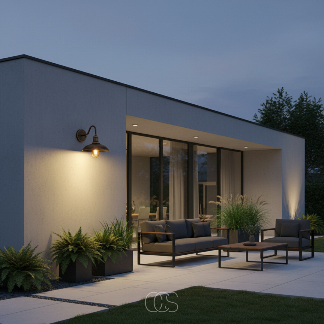 Lampada da Parete Vintage per Esterni in Bronzo - Luce Calda e Atmosferica 5