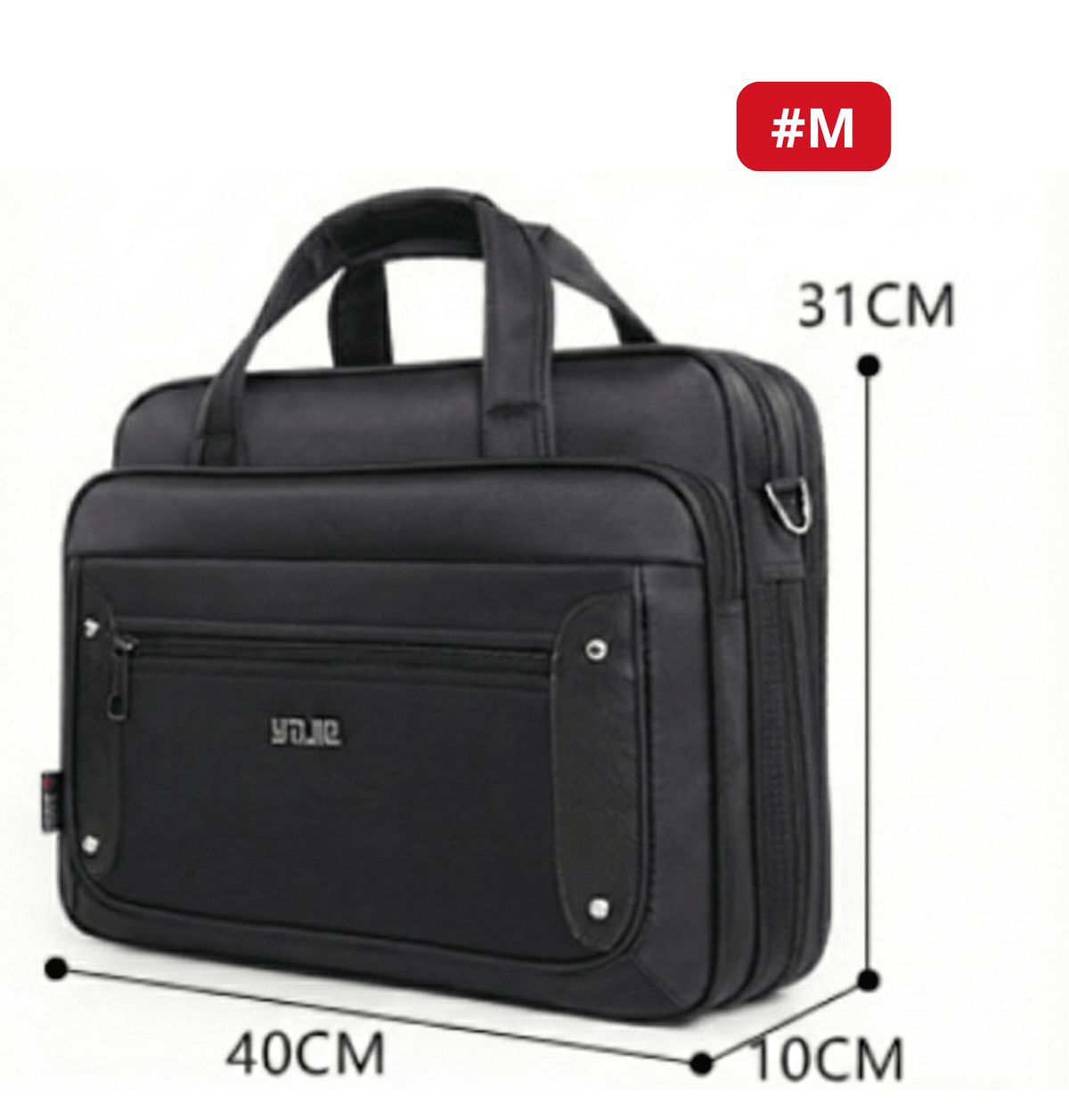 Men's Canvas Laptop Bag — Padded Business Tote M/L/XL 10