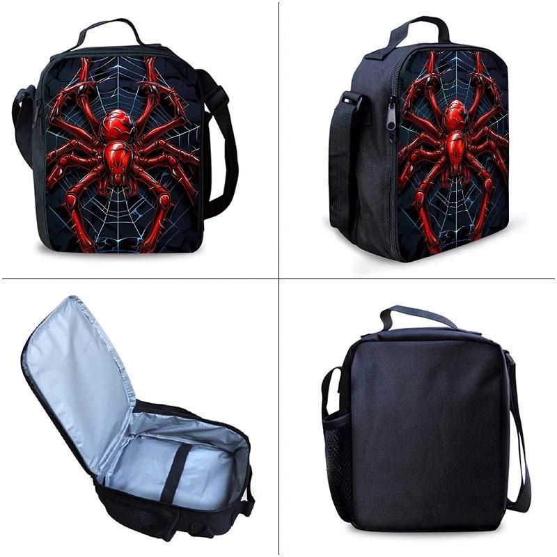 3-Piece Spider-Man School Backpack Set for Kids — Waterproof 6