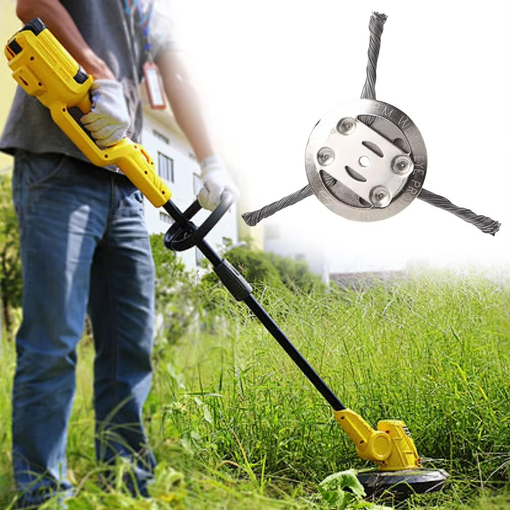 Universal Steel Trimmer Head — Weed & Moss Removal Garden Tool 6