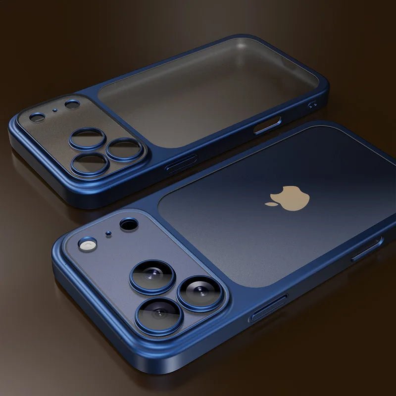 CarbonX Cover iPhone 17 Trasparente Antiurto con Bordo Elettroplaccato
