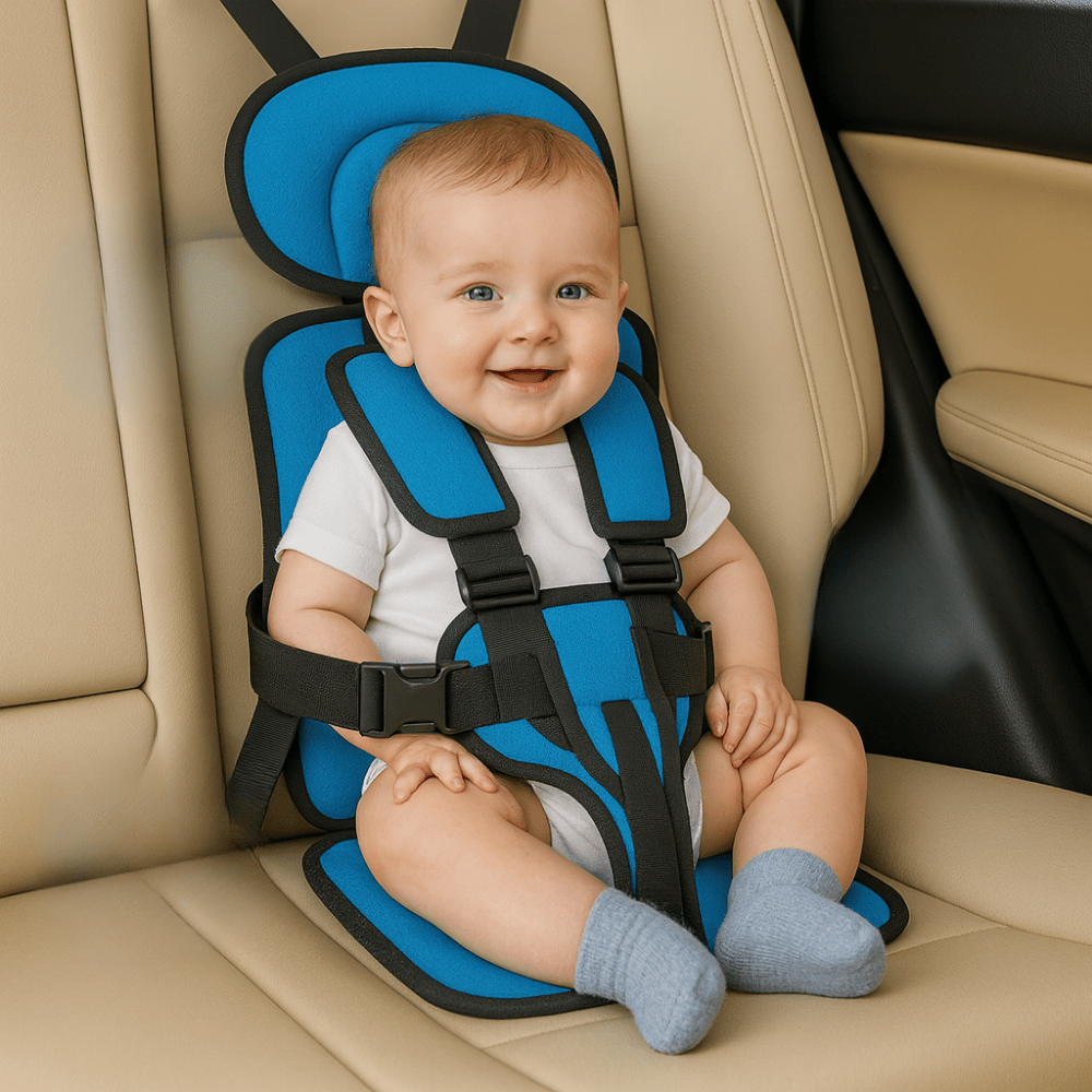 Seggiolino Auto Booster Portatile con Cintura 5 Punti