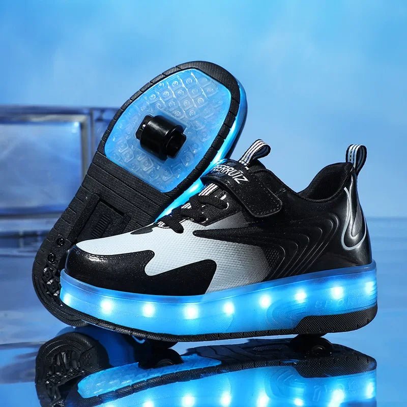 Sneakers con Rotelle LED per Bambini Luminose