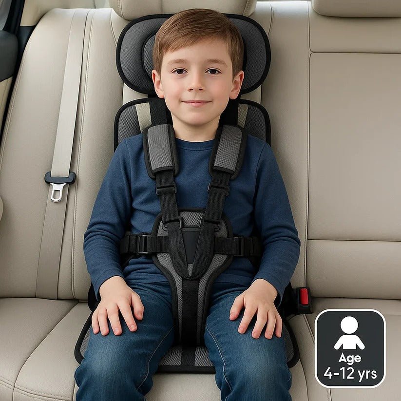 Siège auto portable pliable avec harnais 5 points pour enfants