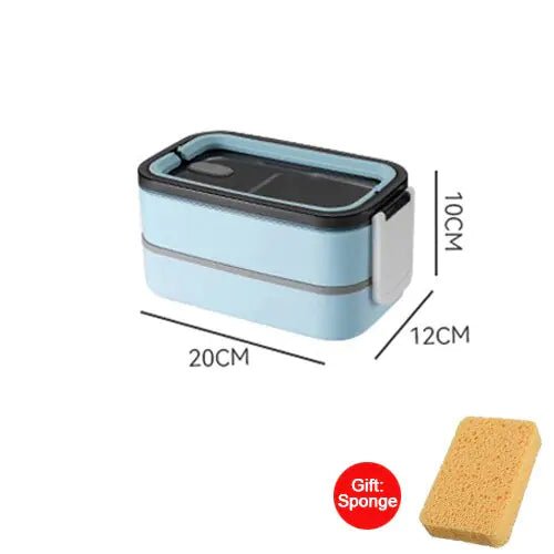 2-Layer Stainless Steel Bento Lunch Box — Leakproof & Compact 9
