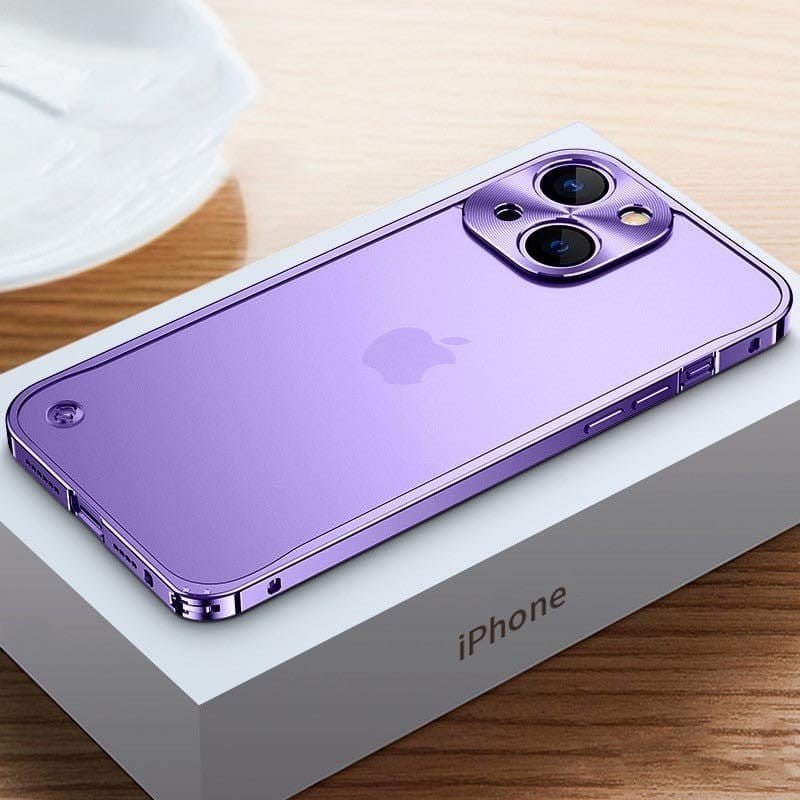 Cover iPhone in Alluminio Aeronautico CNC – Protezione Premium