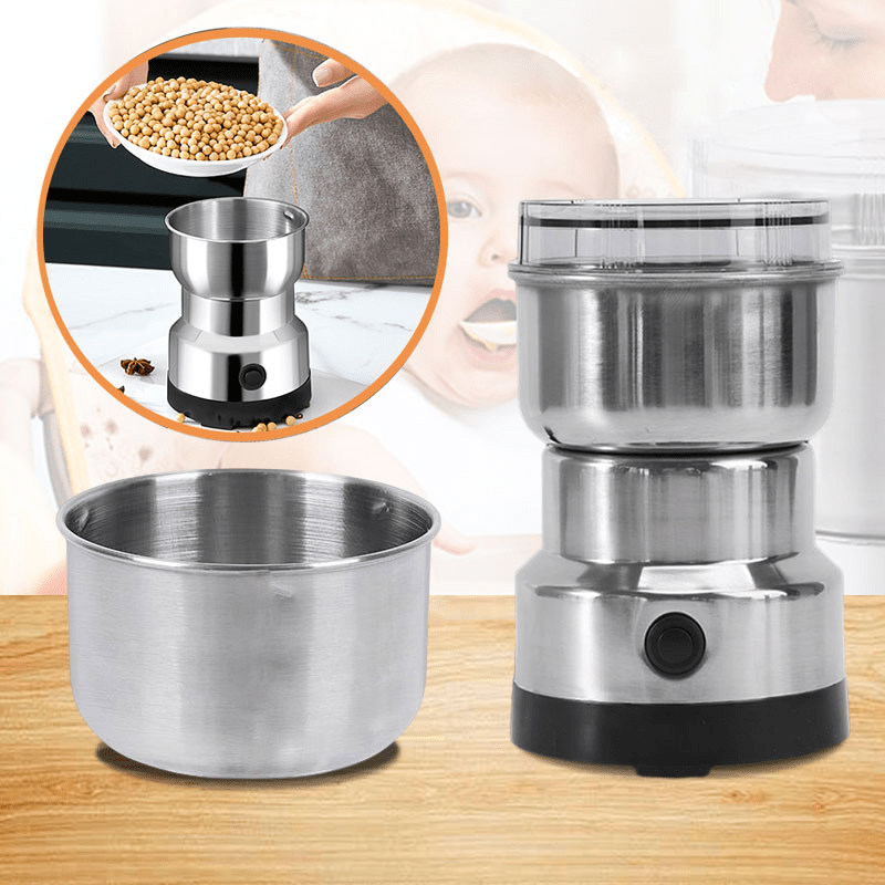 Portable Electric Coffee Grinder — One-Touch Spice & Grain Mill 6