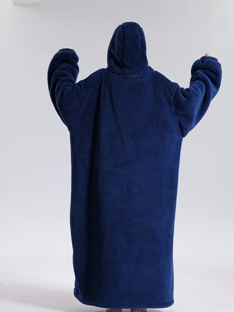 Hoodie Blanket with Sleeves — Oversized Wearable Blanket Unisex 16