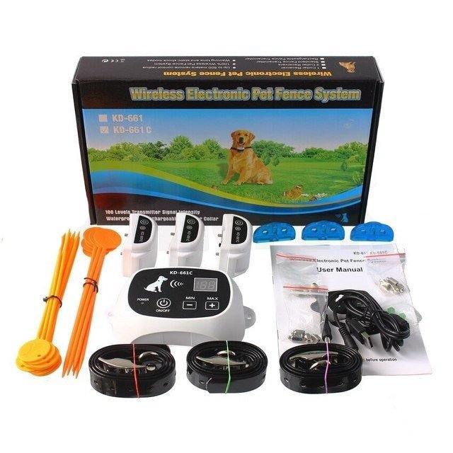 Recinto Elettronico Wireless per Cani con Collare Regolabile
