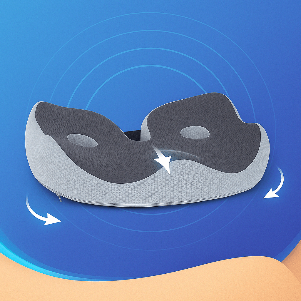 Cuscino Sedile Memory Foam Ergonomico Regolabile