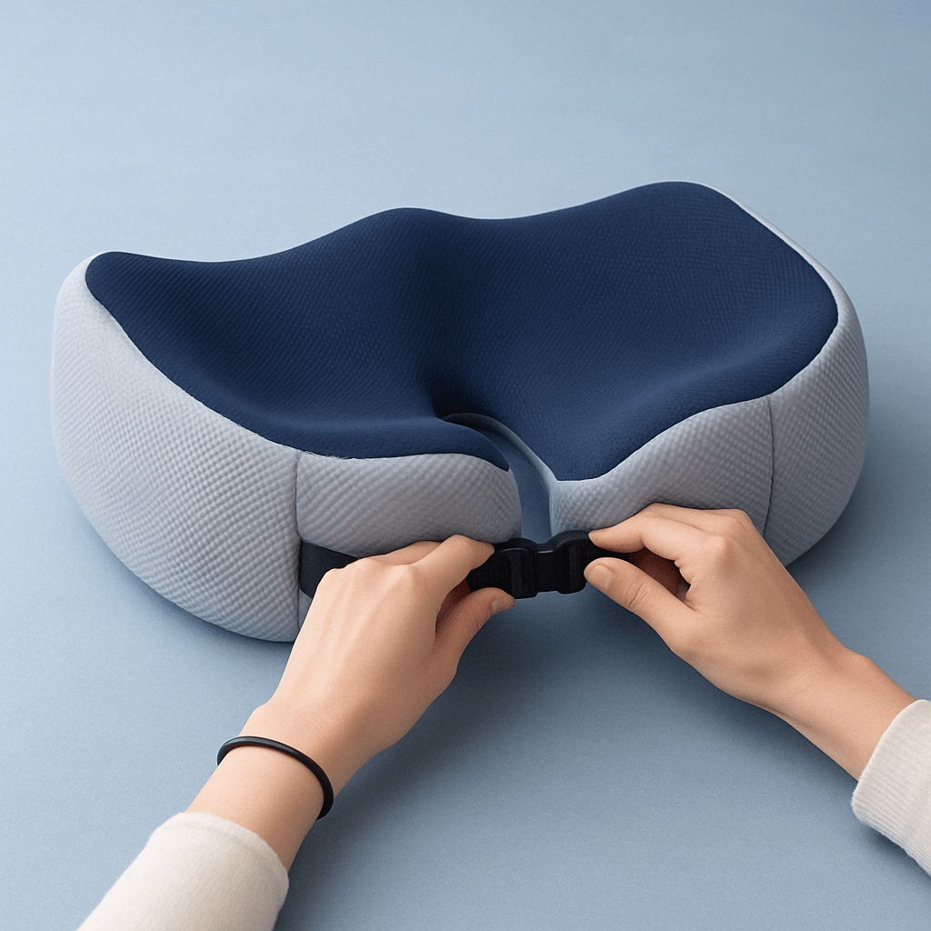 Cuscino Sedile Memory Foam Ergonomico Regolabile