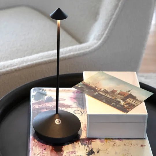 ClarityGlow Wireless LED Table Lamp — Dimmable & Waterproof 19