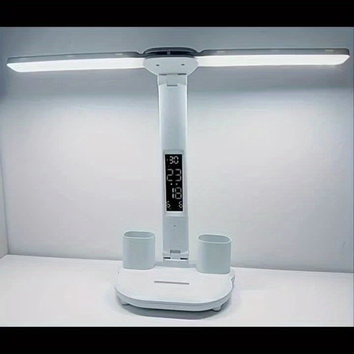 Adjustable LED Desk Lamp with Digital Display and USB Port 12