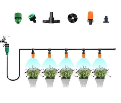 Kit Irrigazione a Goccia Pro per Giardino e Serra