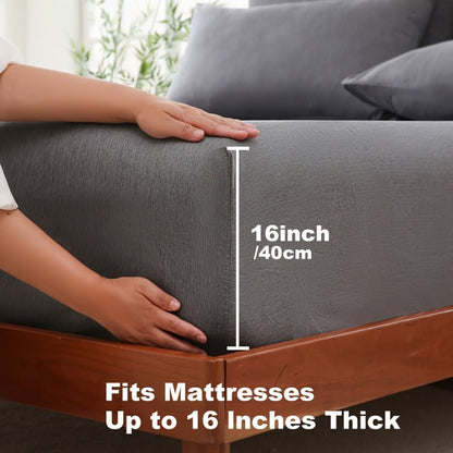 Bamboo Fiber Fitted Sheet – Cool & Breathable Bed Linen 14