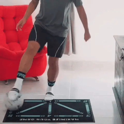 Football Pro Tappetino Allenamento Calcio con Programma Video