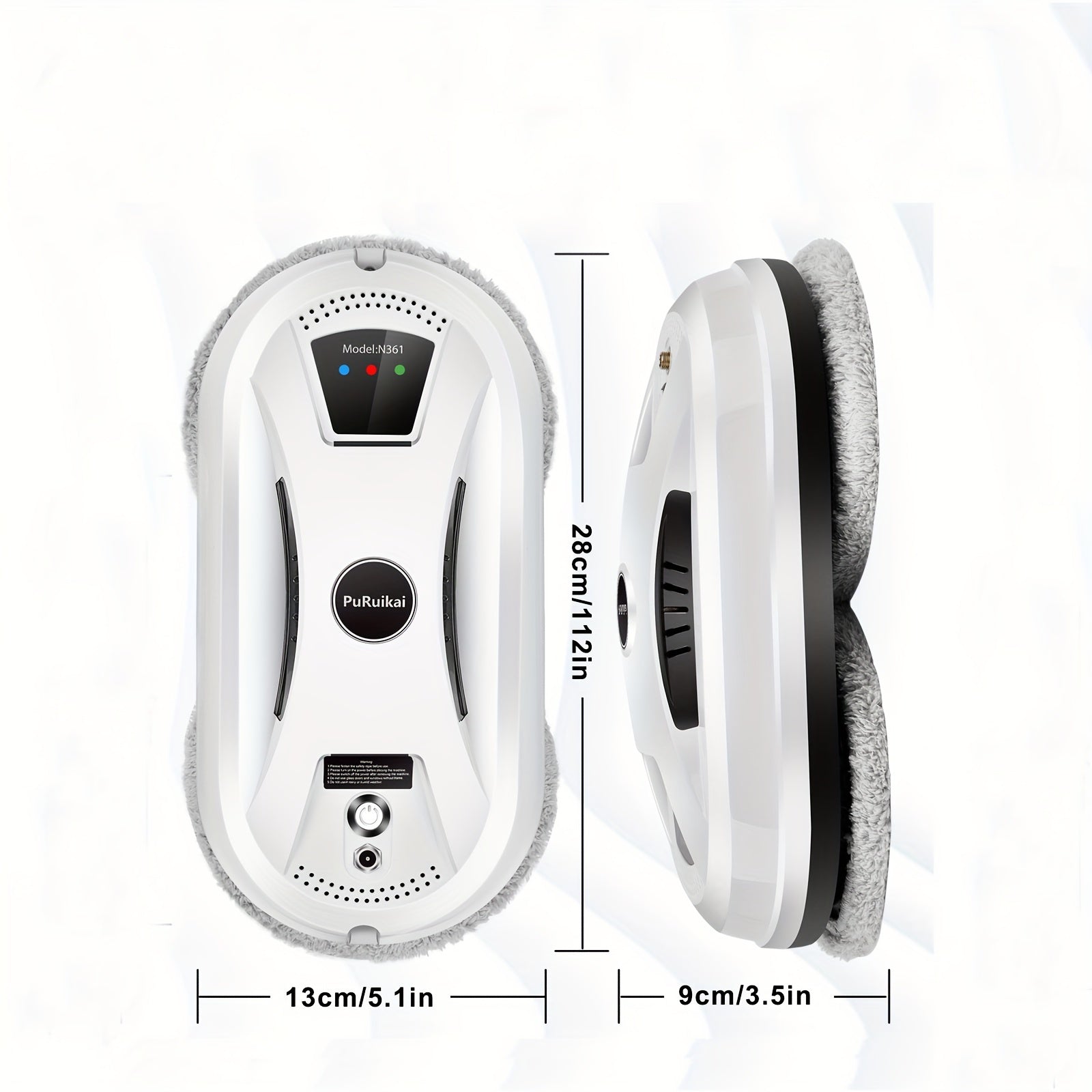 Automatic Window Cleaning Robot with Remote Control & Microfiber 4