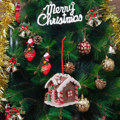 Mini Christmas Gingerbread House Decor — Hand-Painted Resin 2