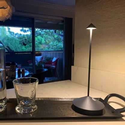 ClarityGlow Wireless LED Table Lamp — Dimmable & Waterproof 16