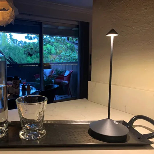Rechargeable Wireless LED Table Lamp — Waterproof & Dimmable 16