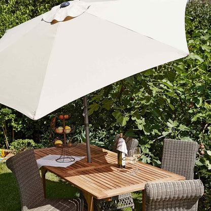 Ombrellone da Giardino Inclinabile 180 cm con Protezione UV