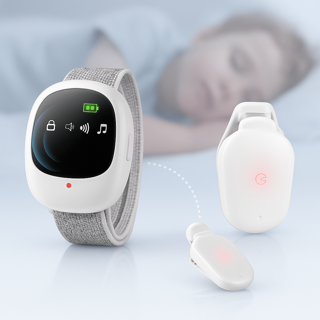 Allarme Pipì a Letto Wireless con Sensore Vibrazione