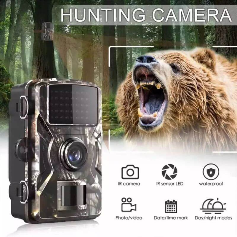 Fotocamera Wildlife Visione Notturna 1080p Impermeabile