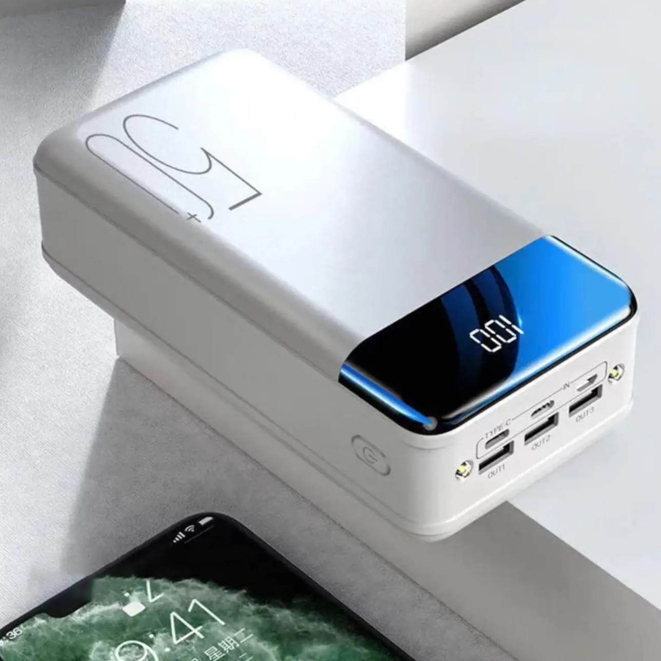 100000mAh Power Bank Fast Charging - Phones, Tablets & Laptops 8