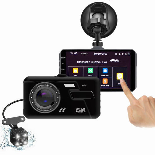 Dual Dash Camera Full HD 1080P — 170° Wide Angle & G-Sensor 1