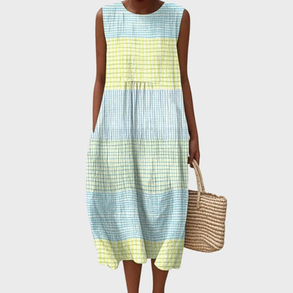 Abito in Cotone Leggero Midi Elegante Estivo