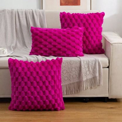 3D Texture Soft Cushion Cover — Decorative Sofa & Bed Pillow 11