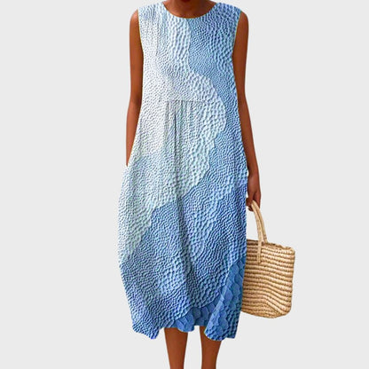 Abito in Cotone Leggero Midi Elegante Estivo