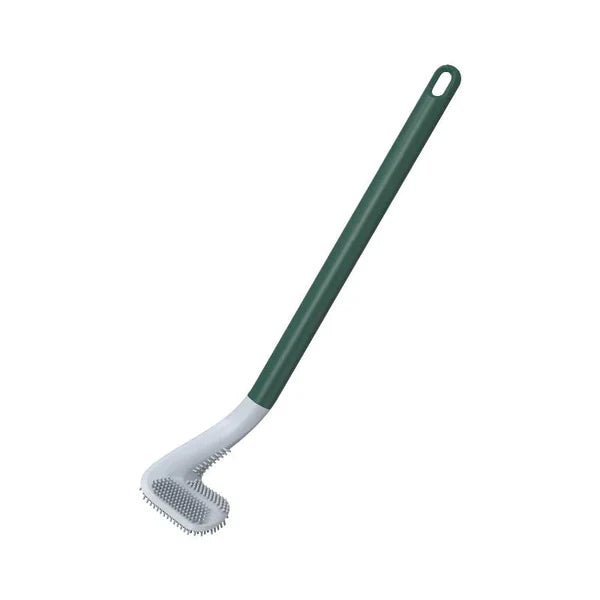 HygieneSwipe Flexible Toilet Brush — Flat Head & Wall Holder 1