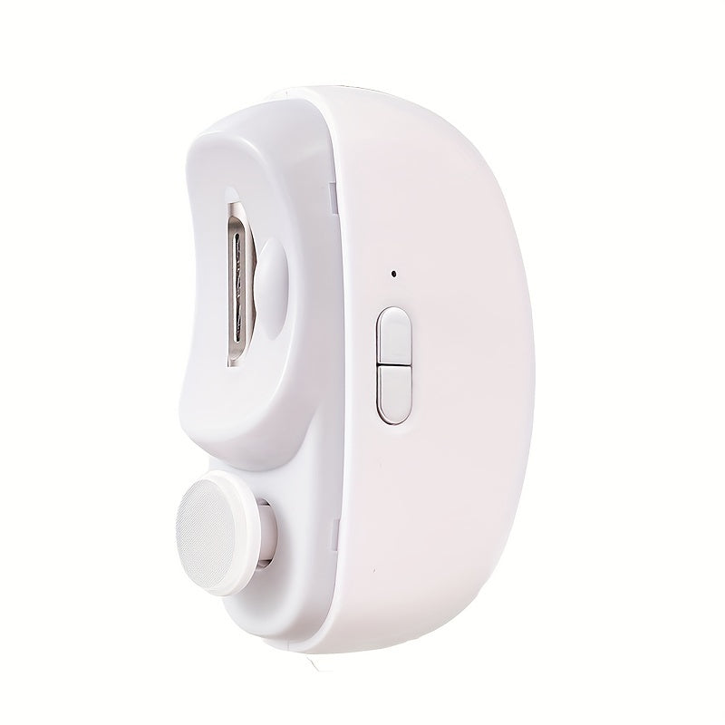 Electric Nail Clipper with LED Light — Safe & Polishing 4