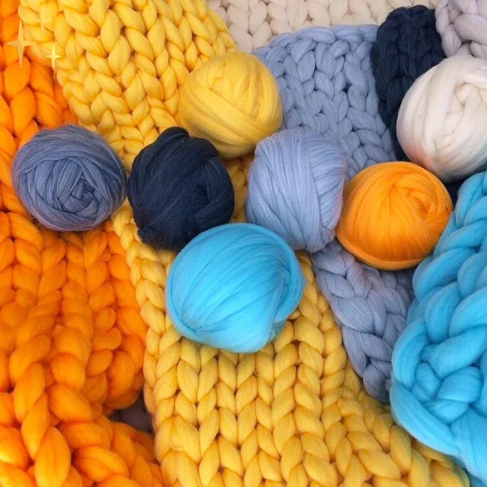 Extra Thick Chunky XL Yarn — Soft DIY Blankets & Cushions 13