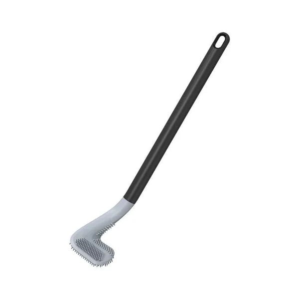 HygieneSwipe Flexible Toilet Brush — Flat Head & Wall Holder 2