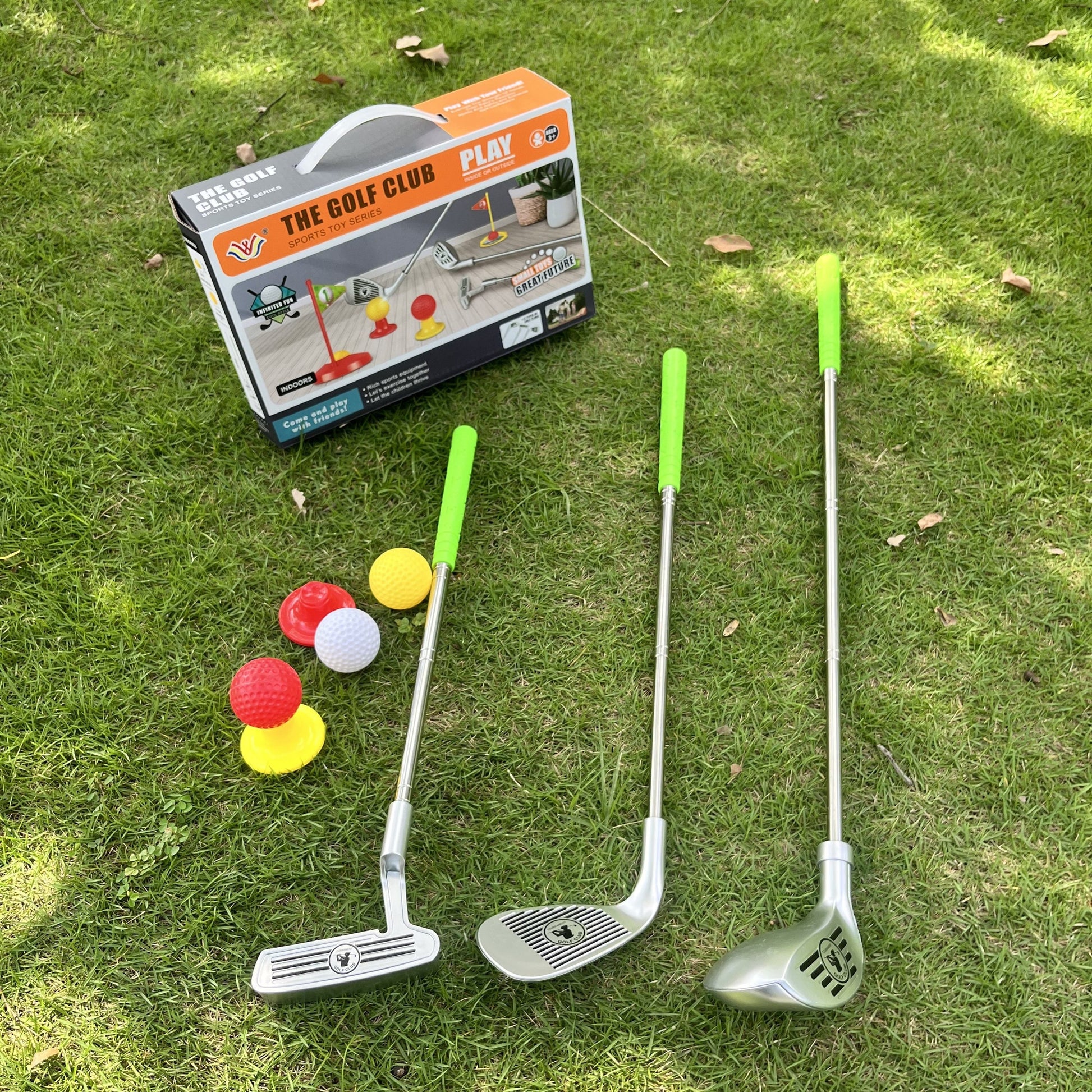 Set Golf per Bambini con Mazze Regolabili e Porte