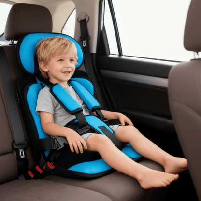 Portable Foldable Child Car Booster Seat — 5-Point Harness 5